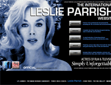 Tablet Screenshot of leslieparrish.net